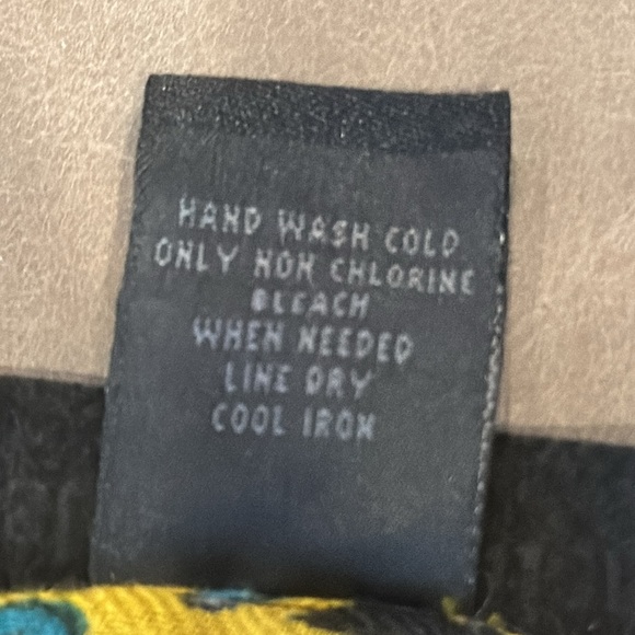 Steve Madden Olive Paisley Open Kaftan Kimono OS - Picture 9 of 11